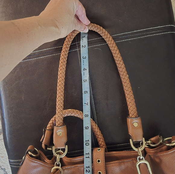 Black Rivit Two-Tone Brown and Blue Women\'s Handbag main image 6